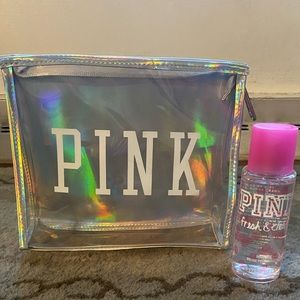 Victoria Secret PINK perfume spray and travel/cosmetic pouch